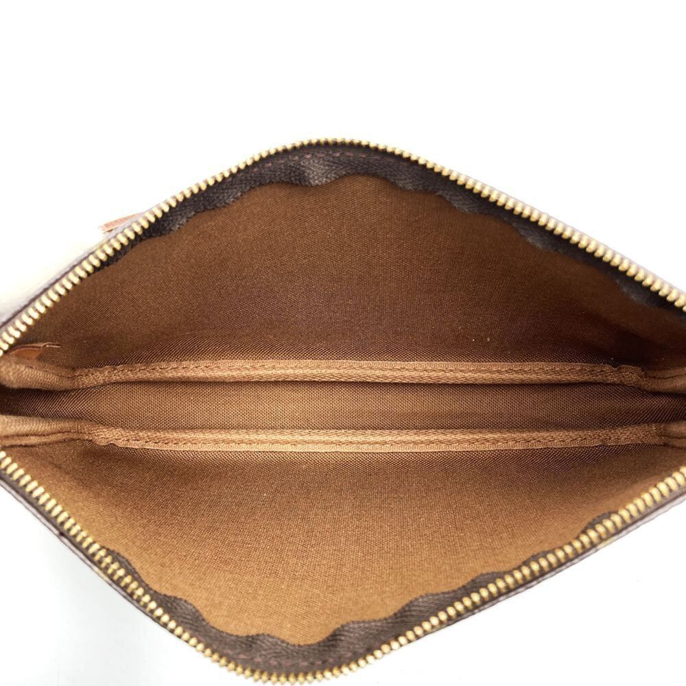 LOUIS VUITTON Brown Monogram Pochette Pouch - Picture 6 of 8